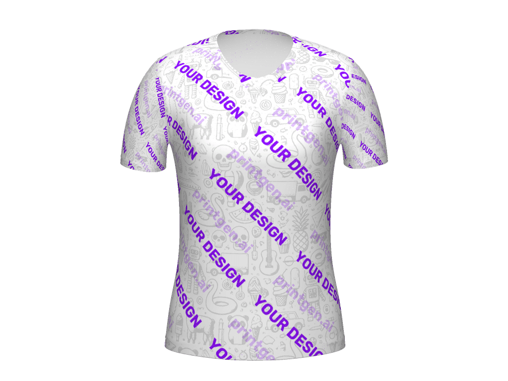 All-Over Print Women's Crew Neck T-Shirt