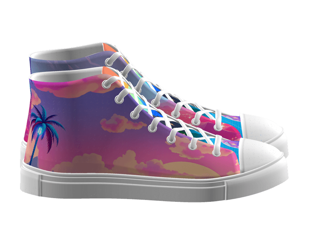 Men's High Top Canvas Shoes