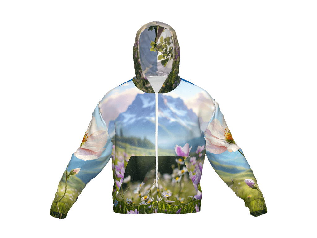All-Over Print Recycled Unisex Zip Hoodie