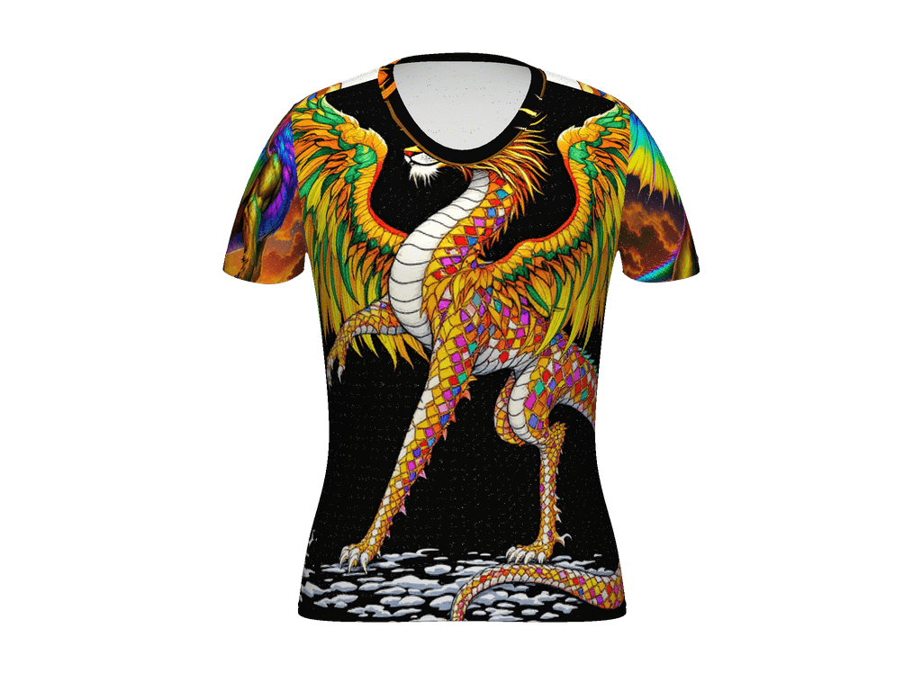 All-Over Print Women's Athletic T-Shirt