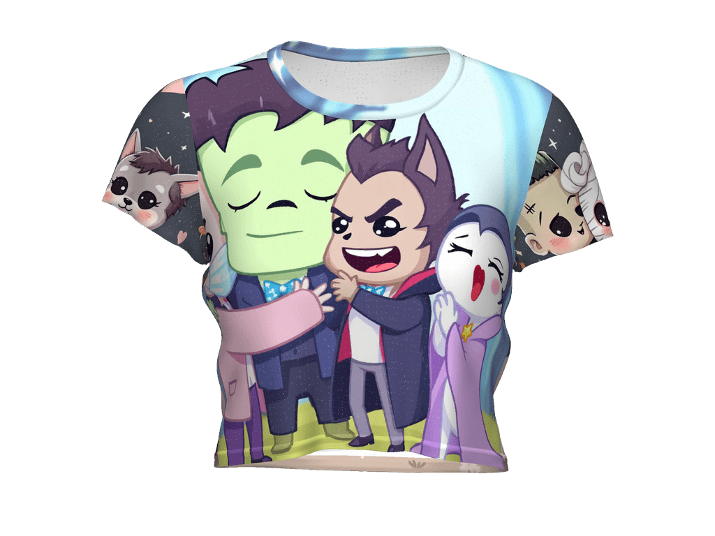 All-Over Print Crop Tee