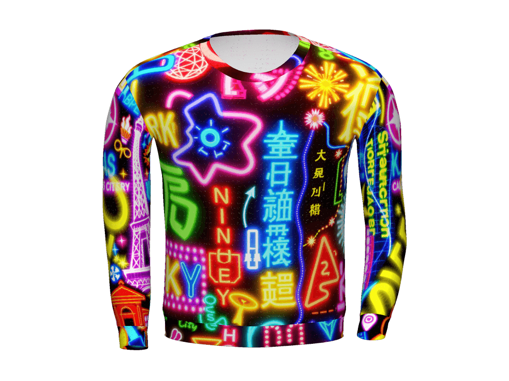 All-Over Print Recycled Unisex Sweatshirt
