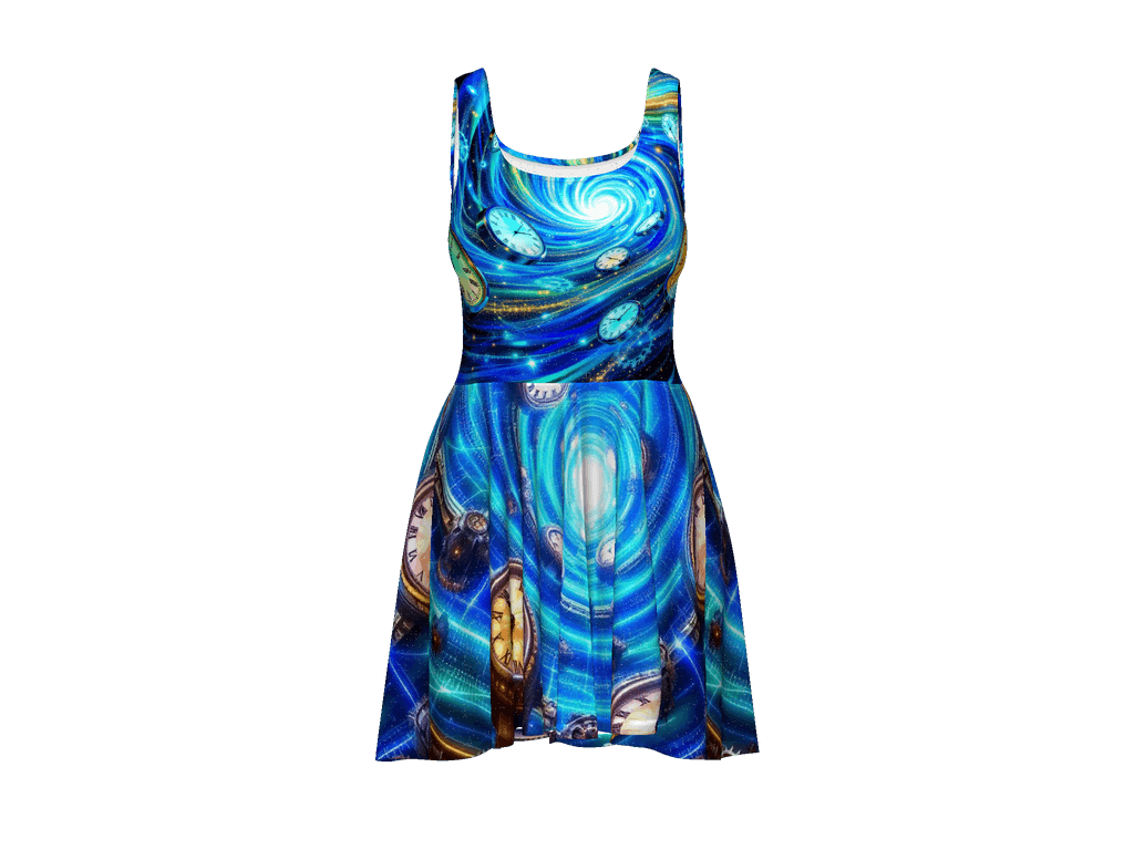 All-Over Print Skater Dress