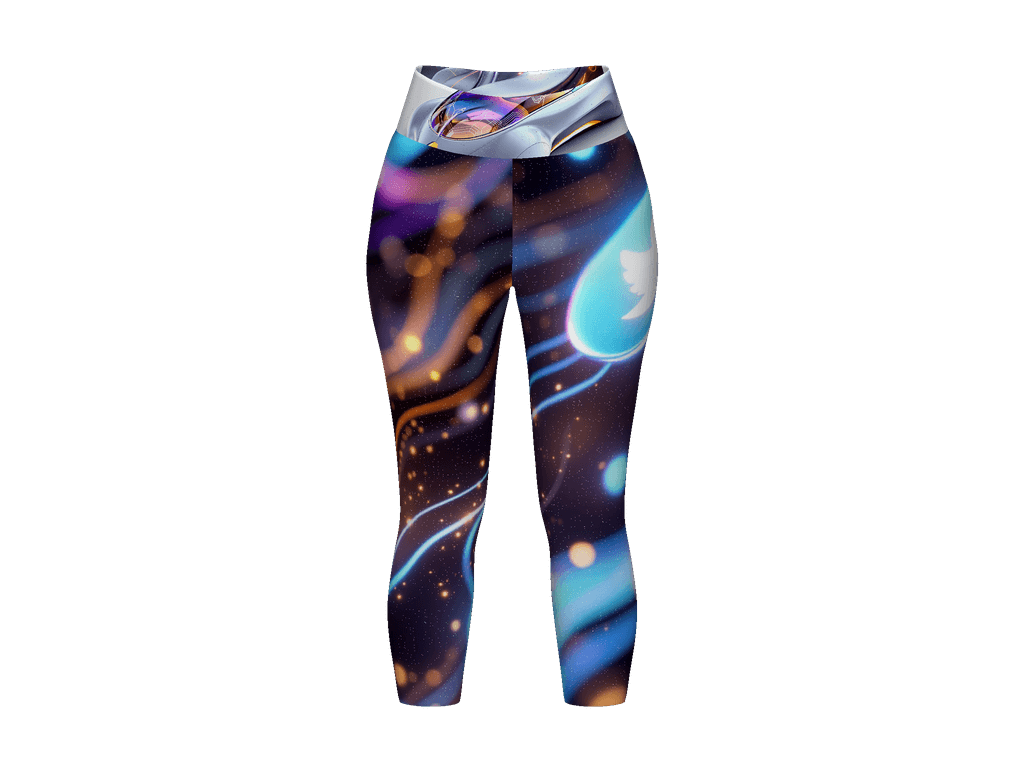 All-Over Print Yoga Capri Leggings