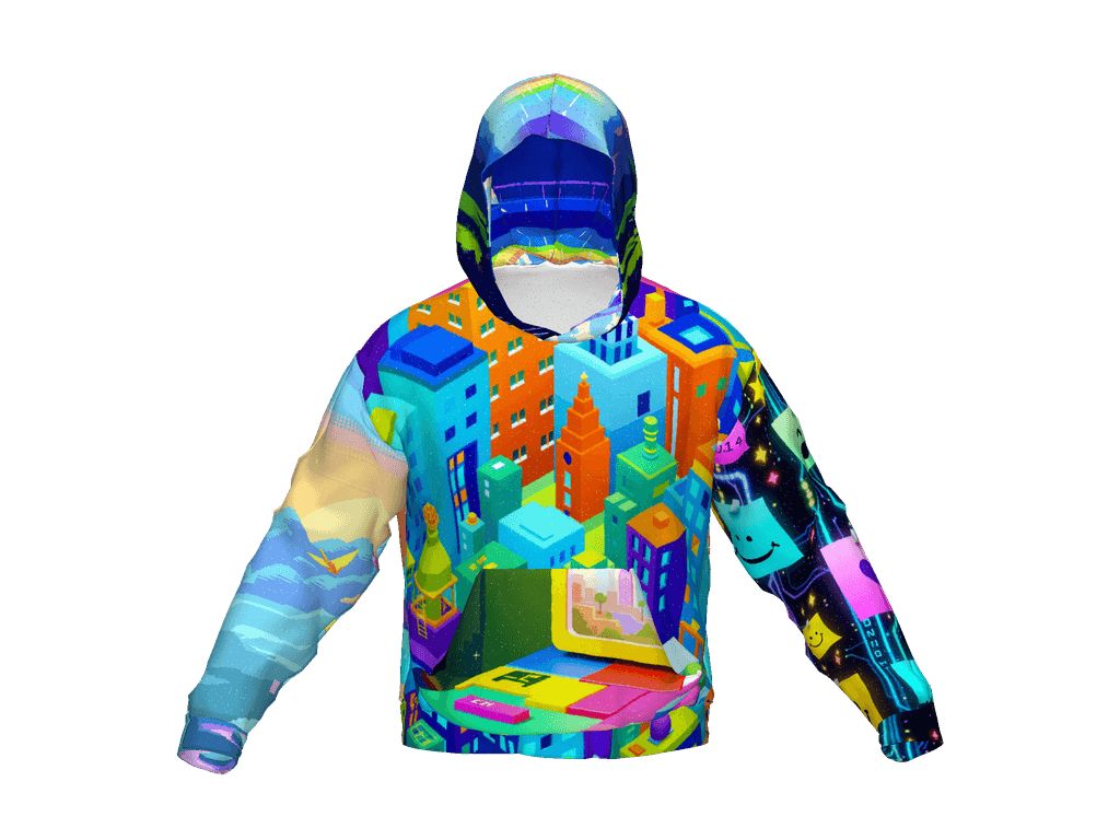 All-Over Print Recycled Unisex Hoodie