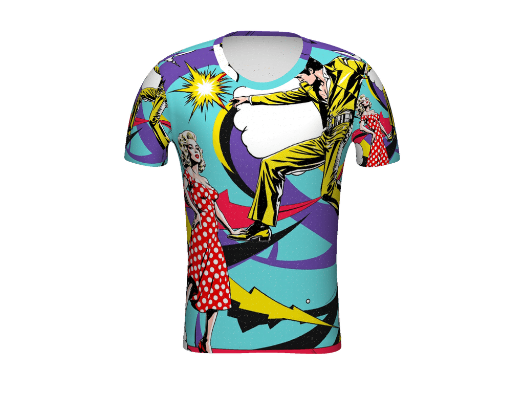 All-Over Print Men's Athletic T-Shirt