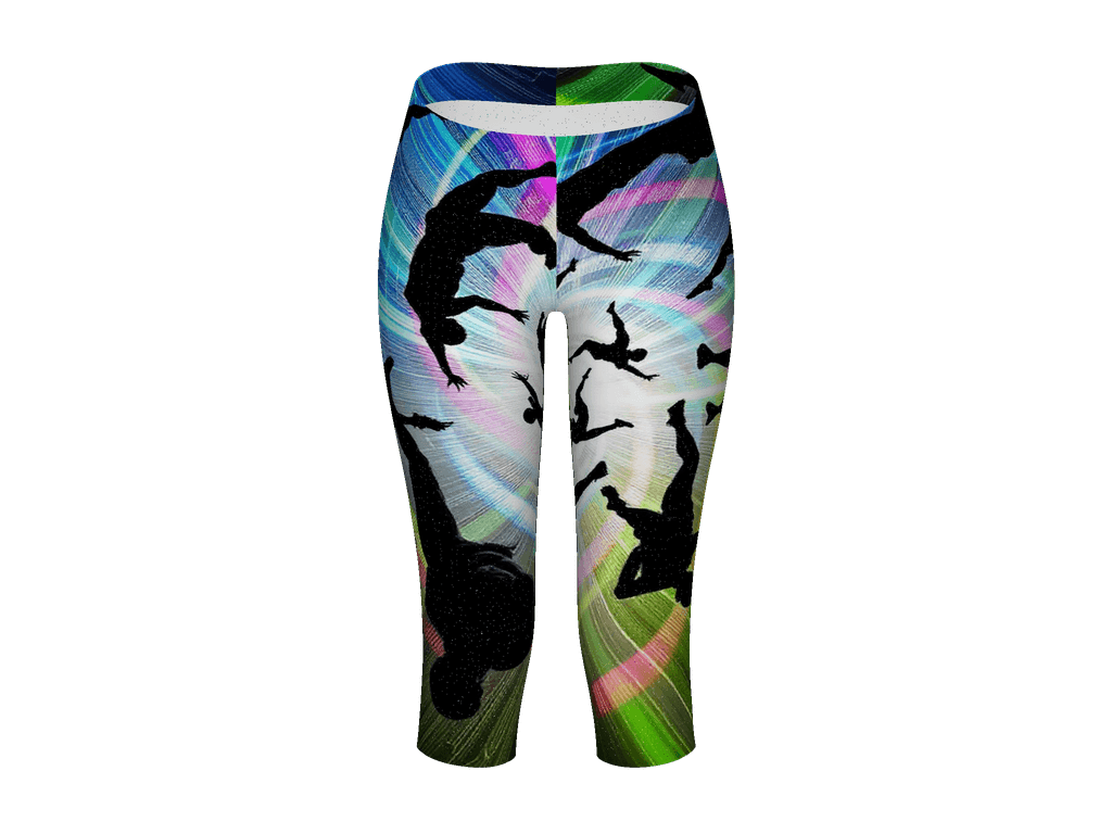 All-Over Print Capri Leggings