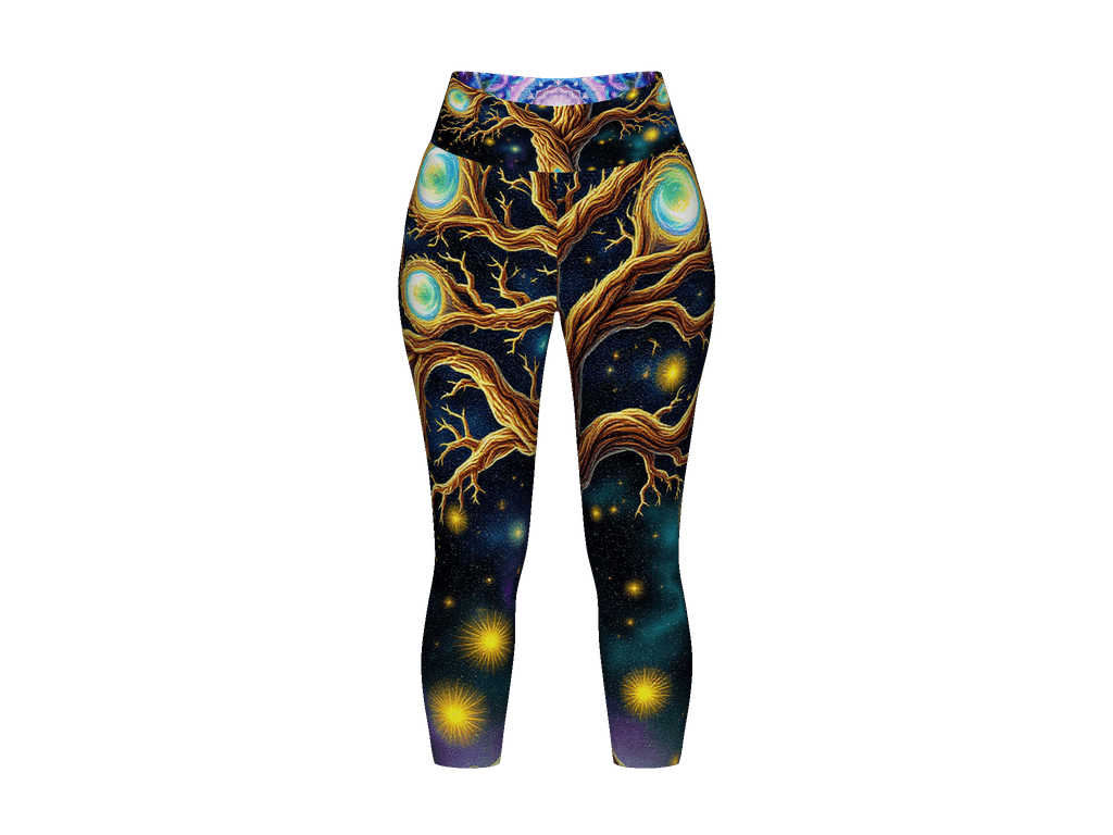 All-Over Print Yoga Capri Leggings
