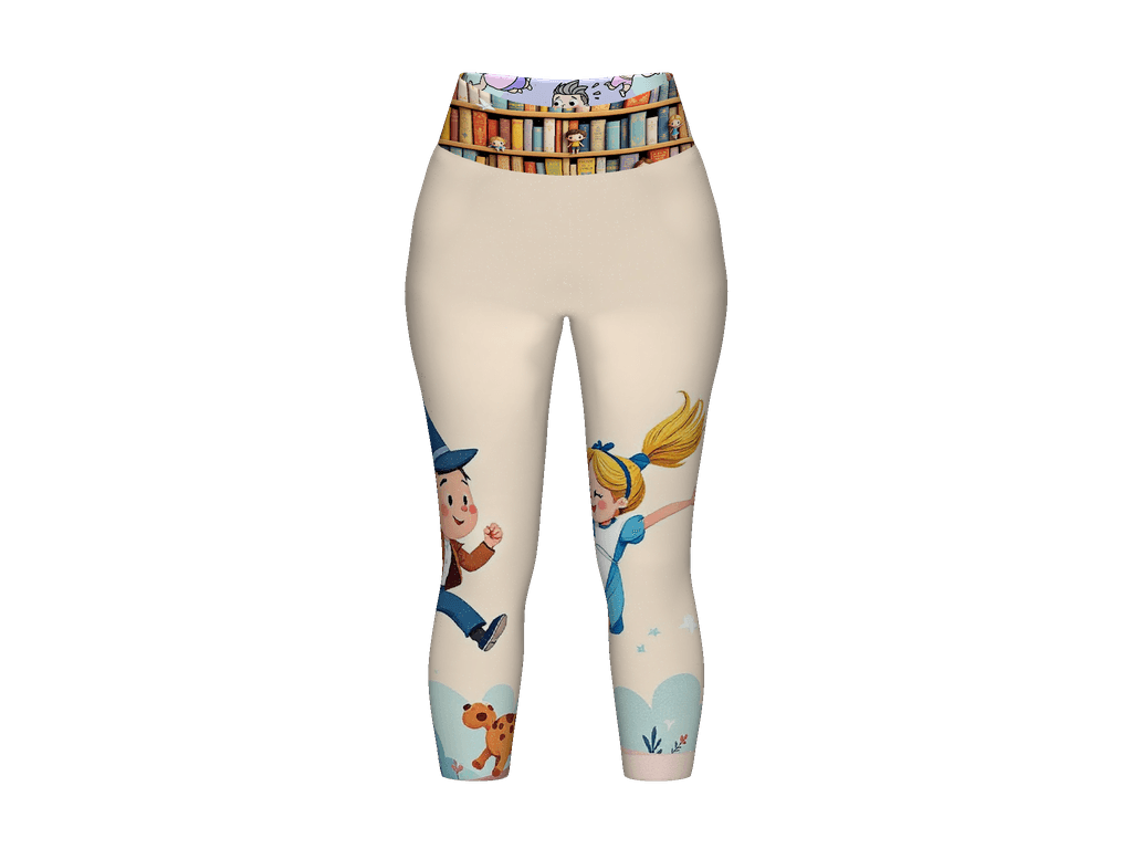 All-Over Print Yoga Capri Leggings