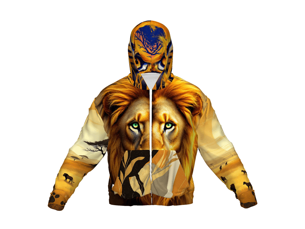 All-Over Print Recycled Unisex Zip Hoodie