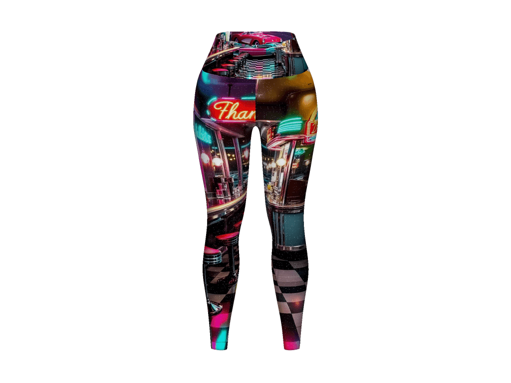 All-Over Print Yoga Leggings