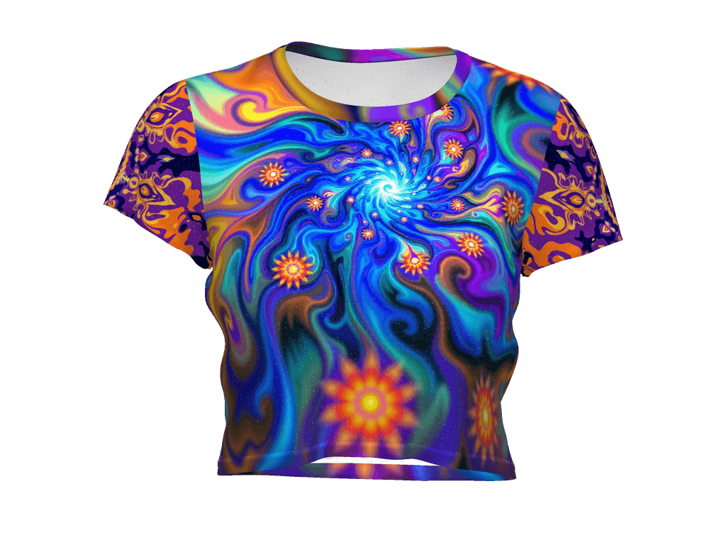 All-Over Print Crop Tee