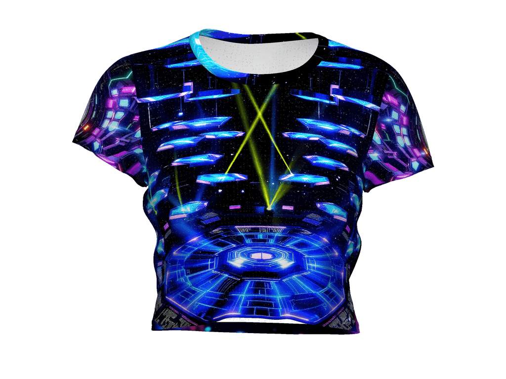 All-Over Print Crop Tee