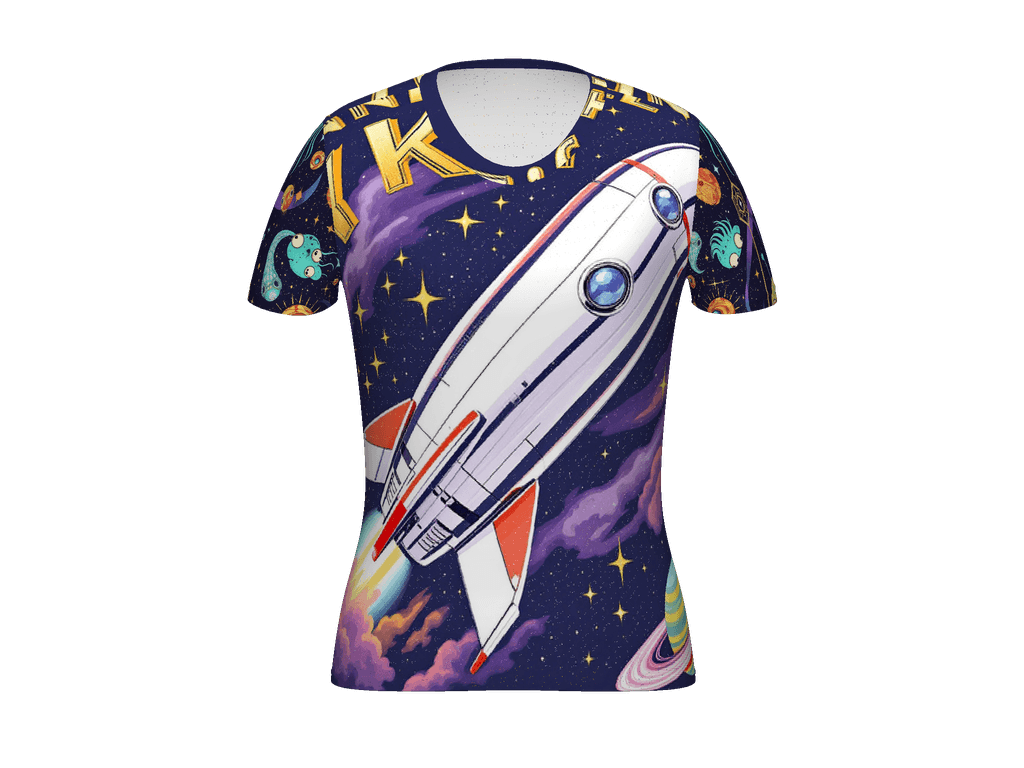 All-Over Print Women's Athletic T-Shirt