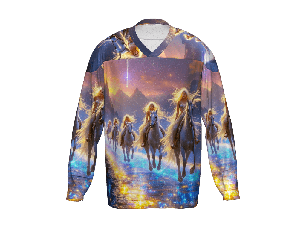 All-Over Print Recycled Hockey Fan Jersey