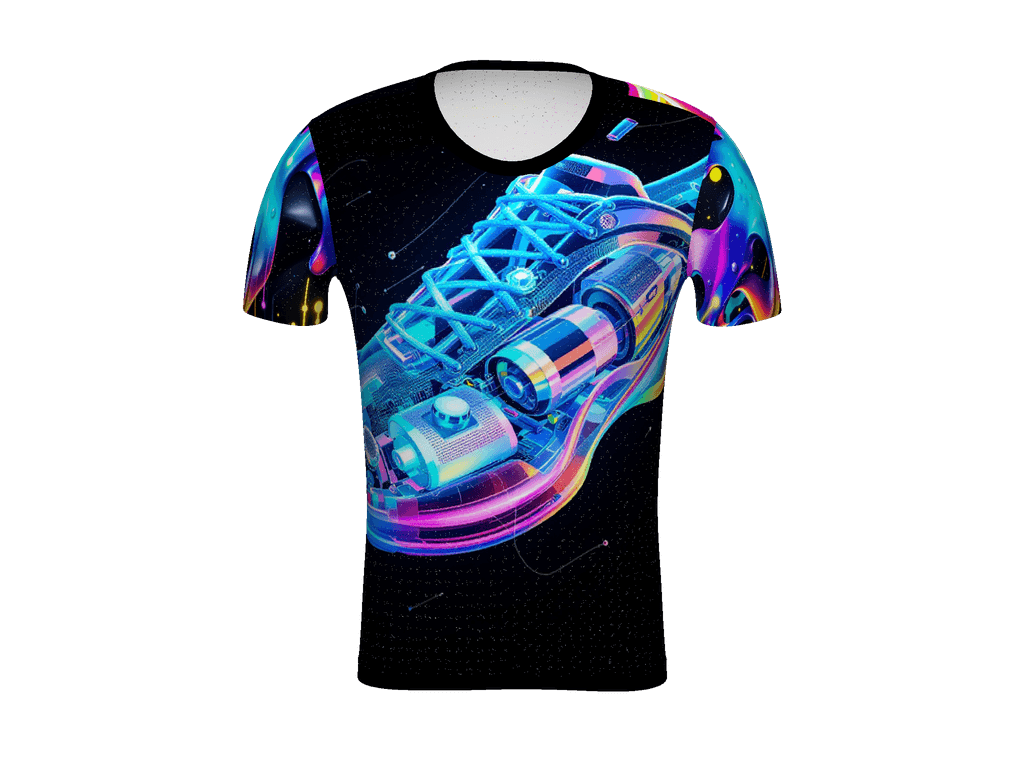 All-Over Print Men's Athletic T-Shirt