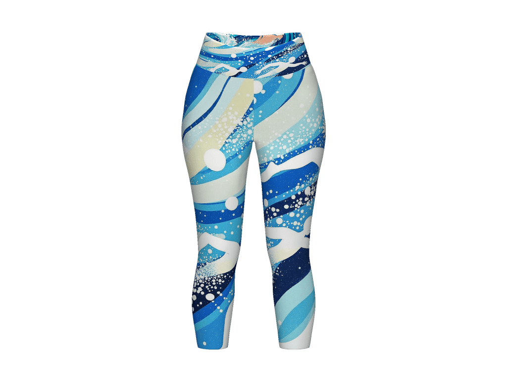 All-Over Print Yoga Capri Leggings