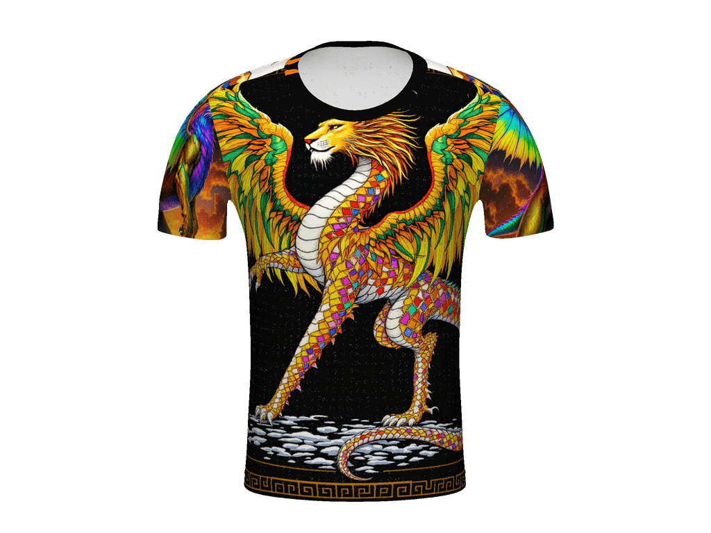 All-Over Print Men's Crew Neck T-Shirt