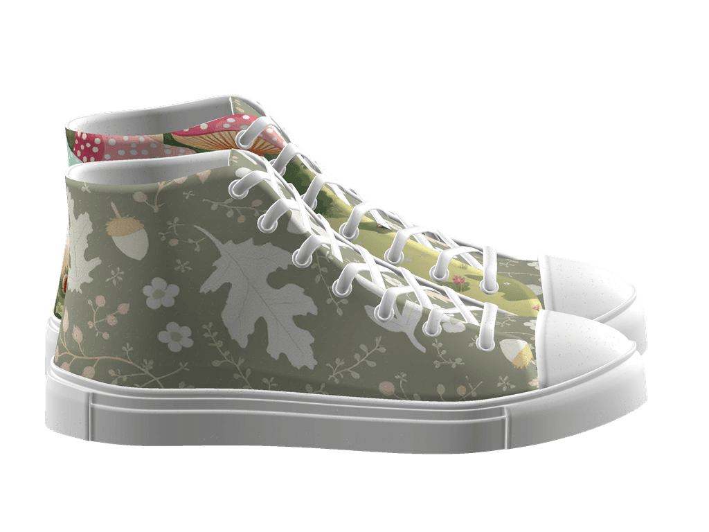 Men's High Top Canvas Shoes