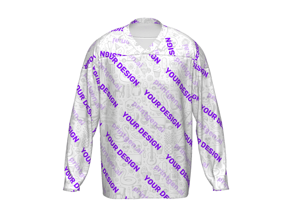 All-Over Print Recycled Hockey Fan Jersey