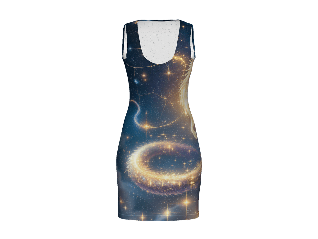 All-Over Print Bodycon Dress