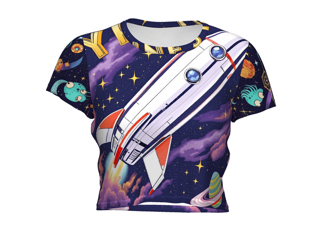 All-Over Print Crop Tee