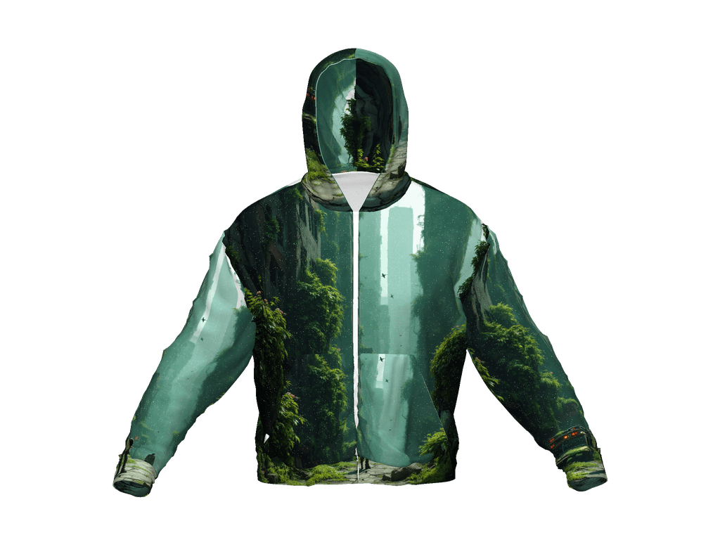 All-Over Print Recycled Unisex Zip Hoodie