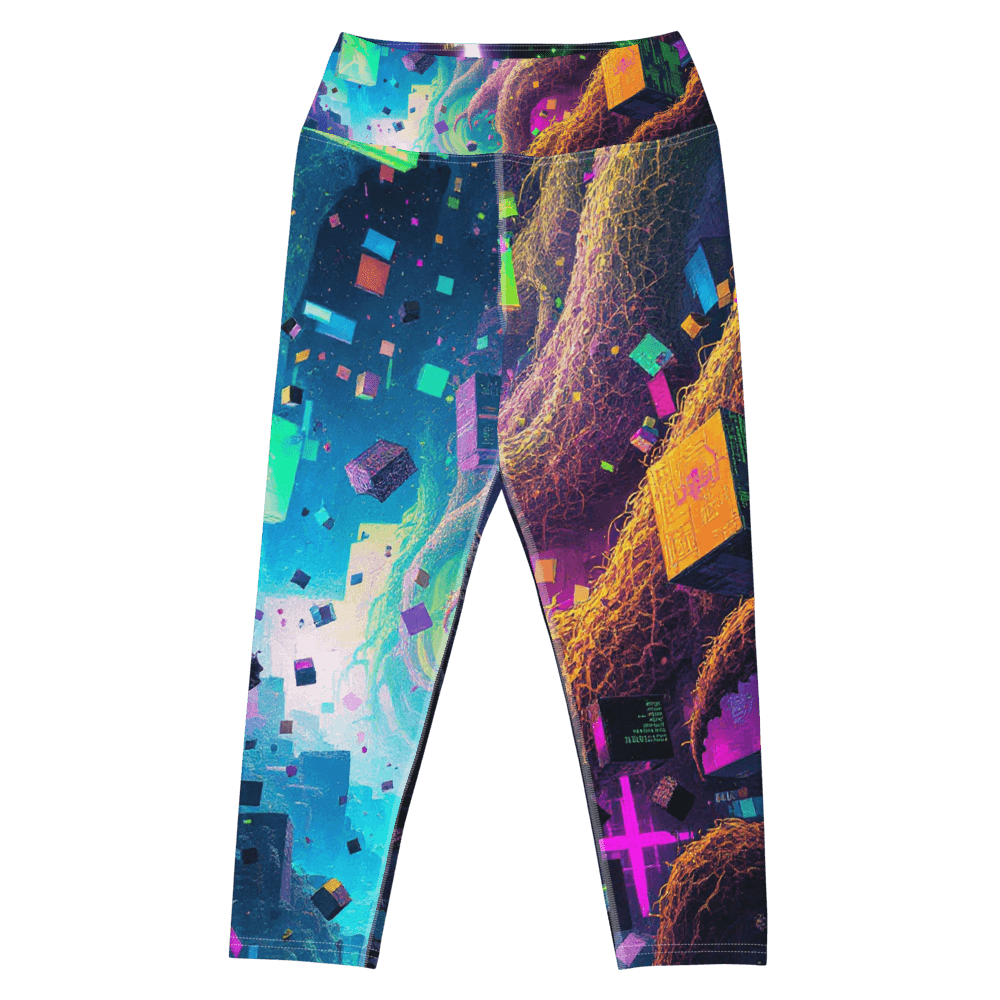 All-Over Print Yoga Capri Leggings