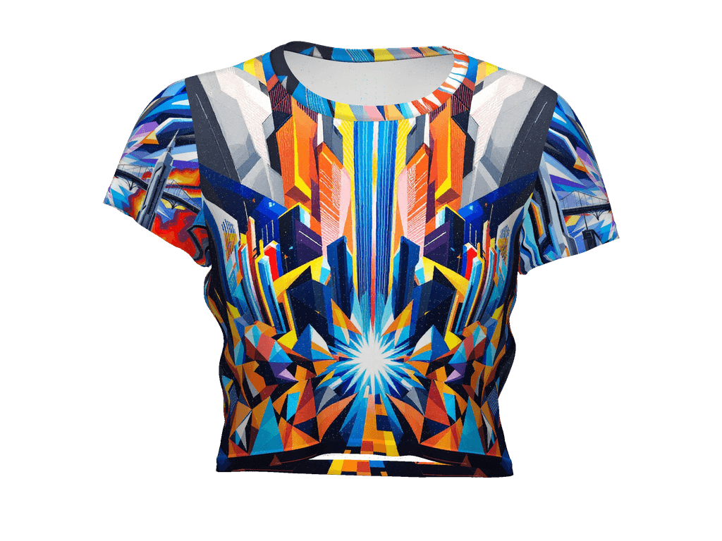 All-Over Print Crop Tee