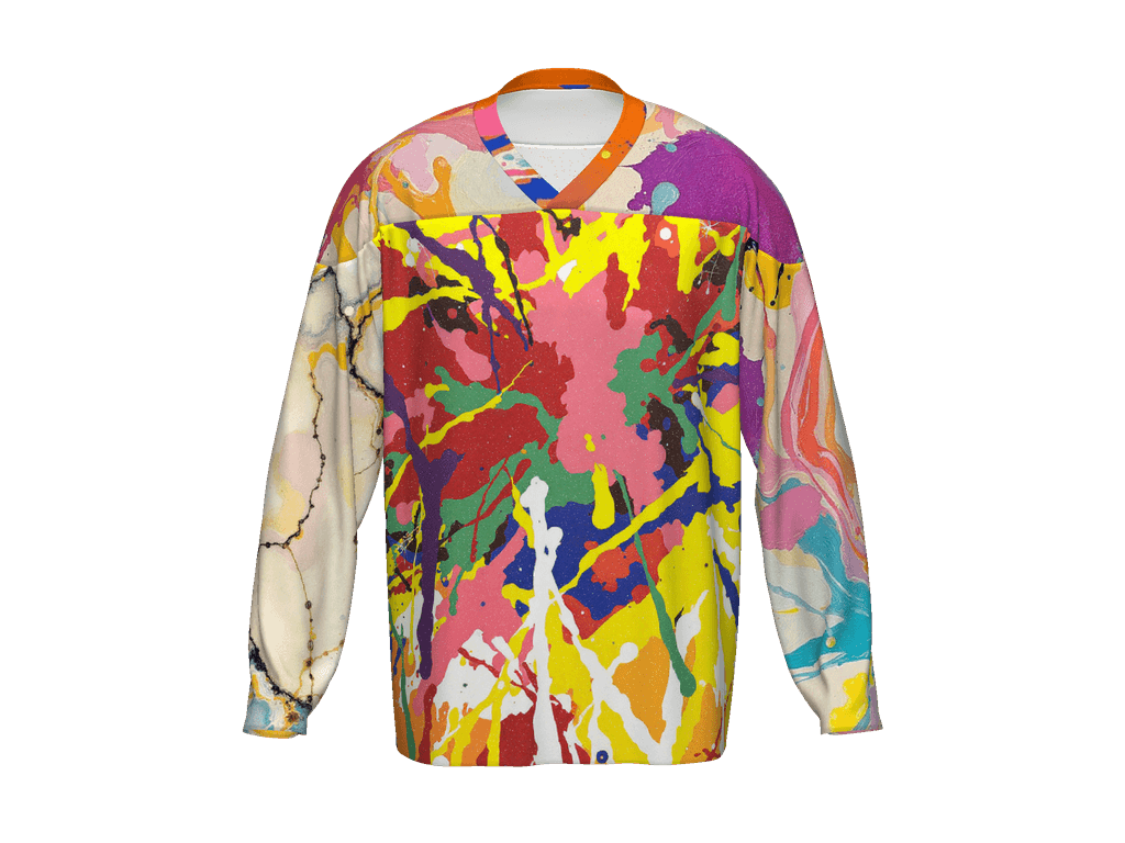 All-Over Print Recycled Hockey Fan Jersey