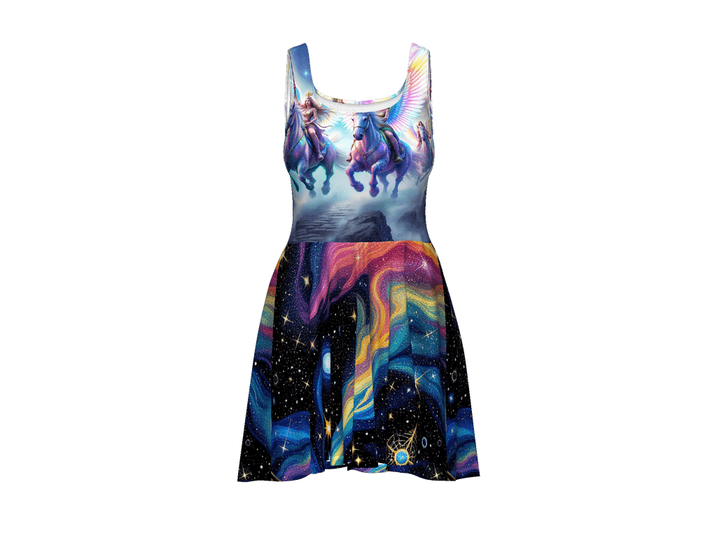 All-Over Print Skater Dress