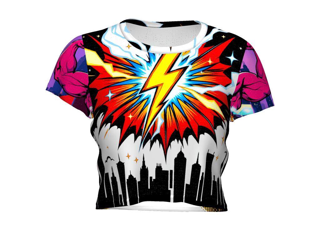 All-Over Print Crop Tee