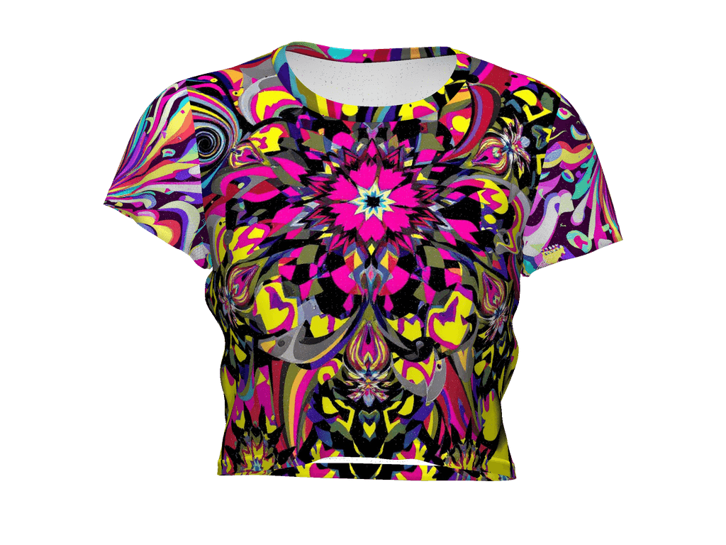 All-Over Print Crop Tee