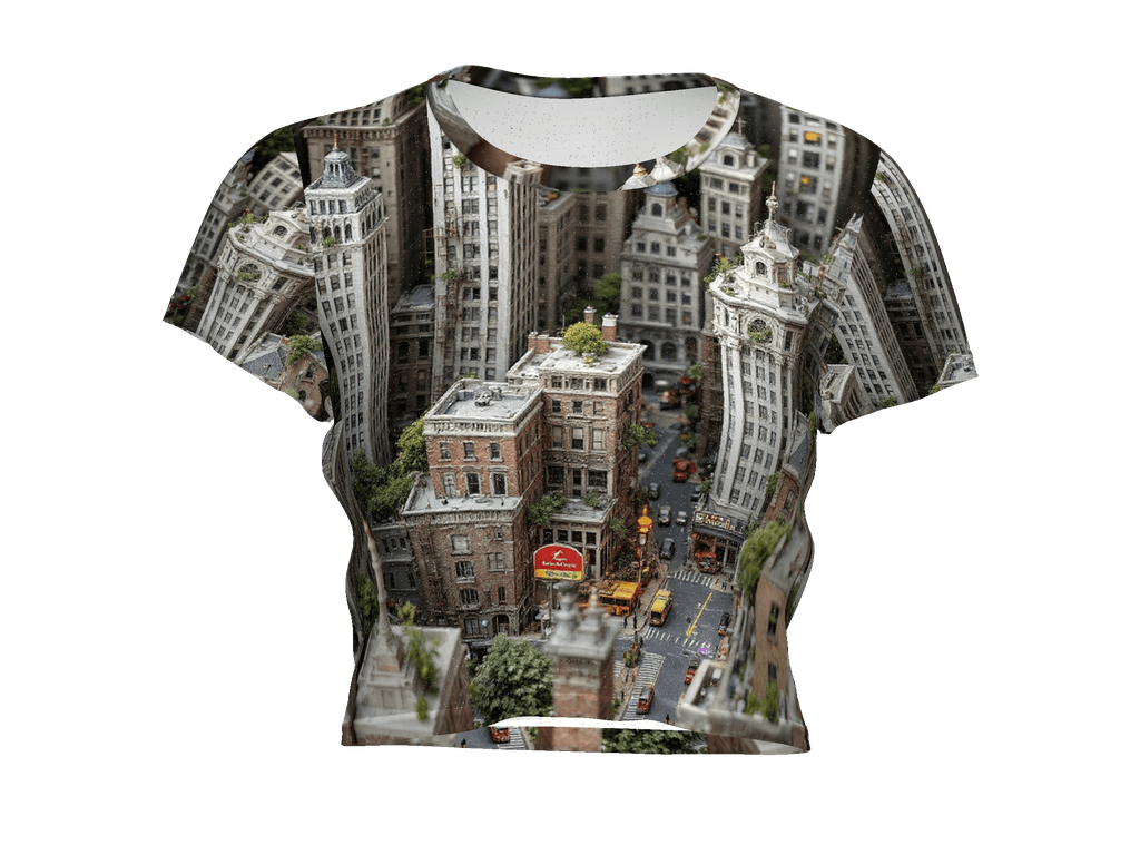 All-Over Print Crop Tee