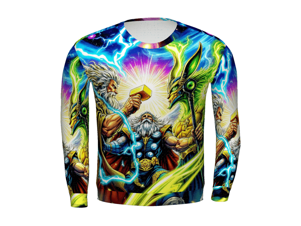 All-Over Print Recycled Unisex Sweatshirt