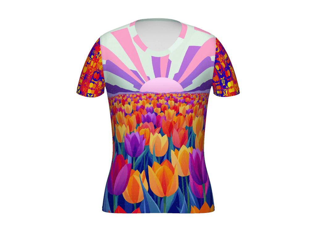 All-Over Print Women's Athletic T-Shirt