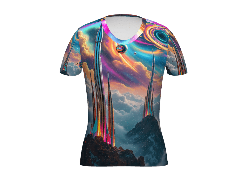 All-Over Print Women's Athletic T-Shirt