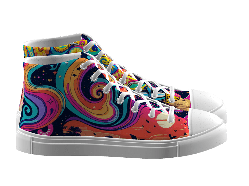 Men's High Top Canvas Shoes