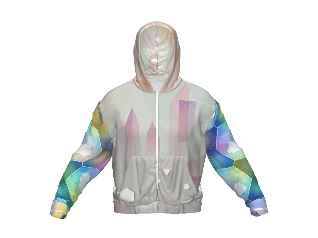 All-Over Print Recycled Unisex Zip Hoodie