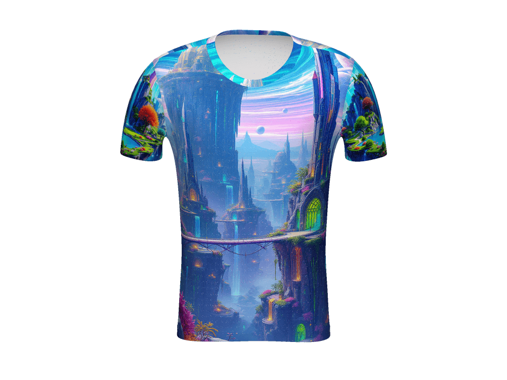 All-Over Print Men's Athletic T-Shirt