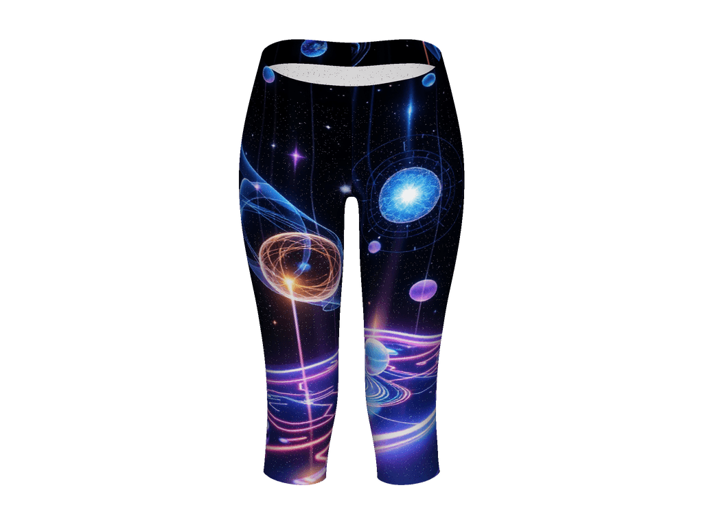 All-Over Print Capri Leggings