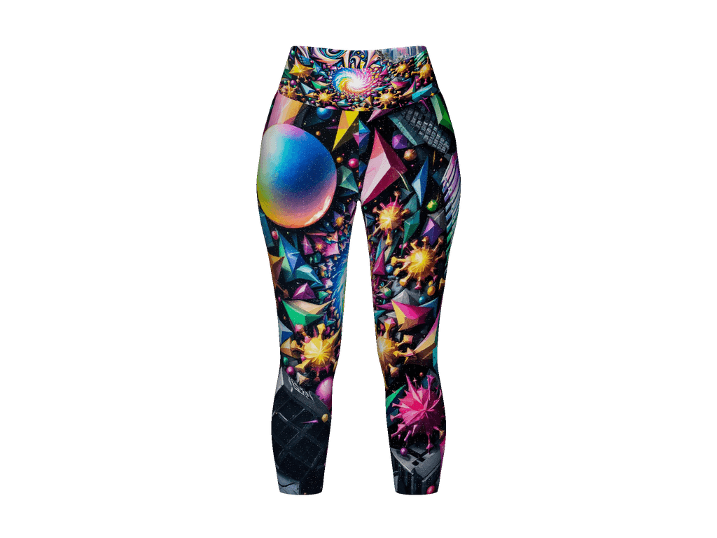 All-Over Print Yoga Capri Leggings