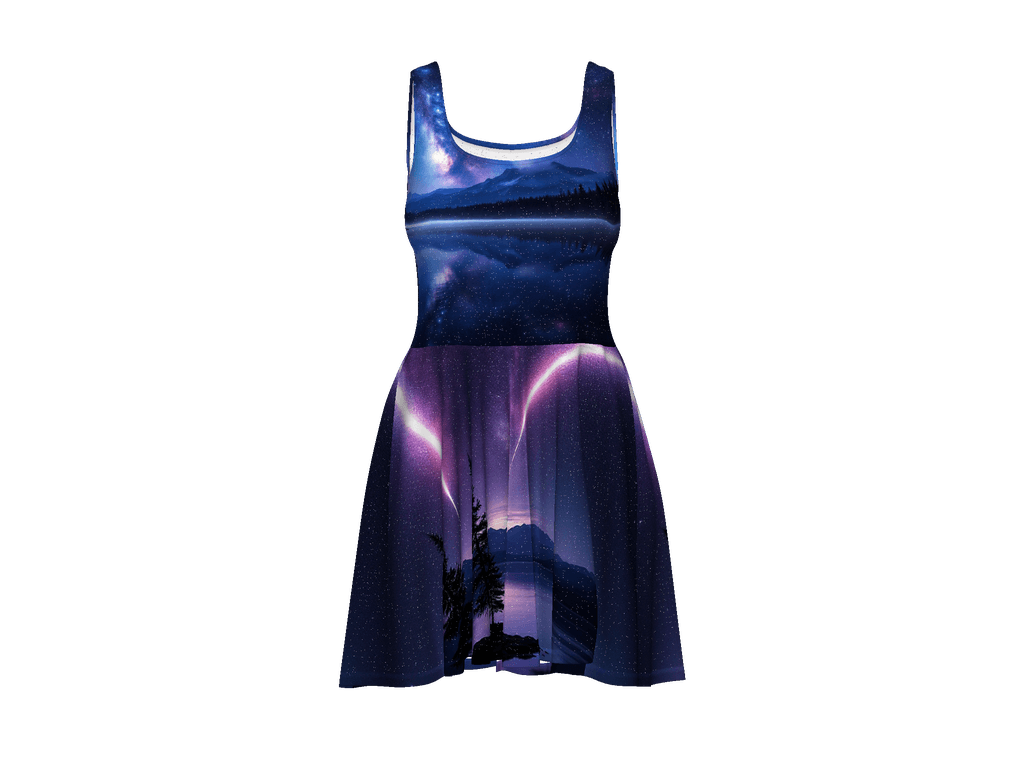 All-Over Print Skater Dress