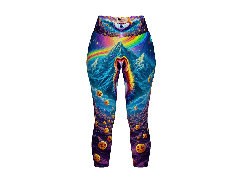 All-Over Print Yoga Capri Leggings