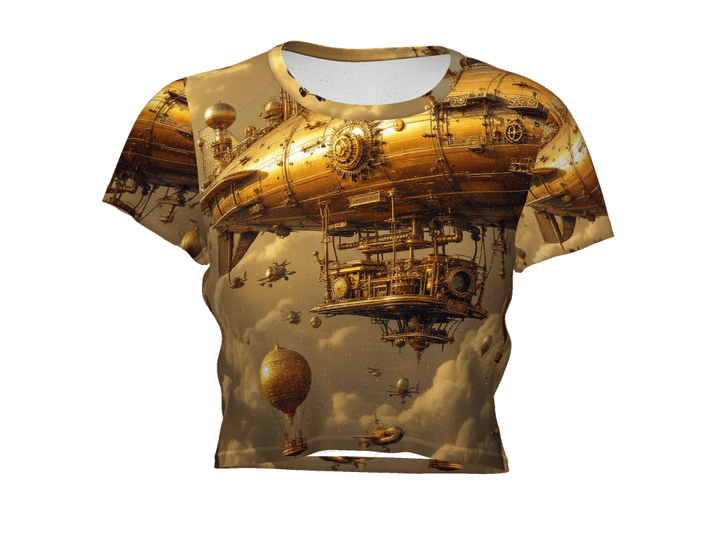 All-Over Print Crop Tee