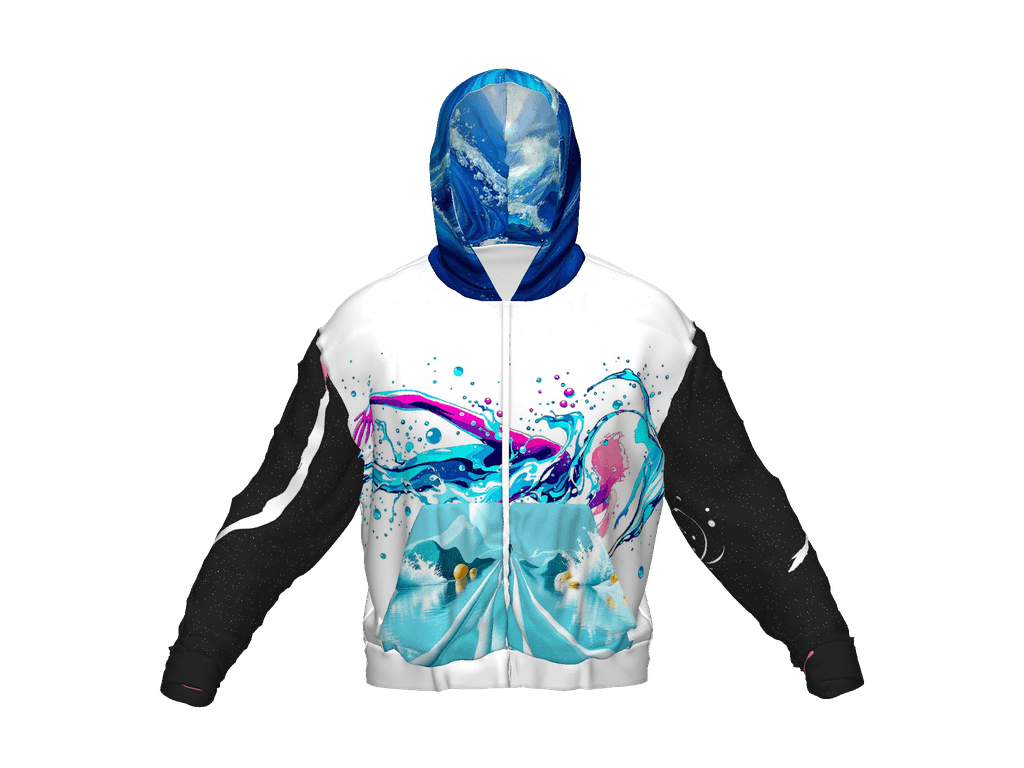 All-Over Print Recycled Unisex Zip Hoodie