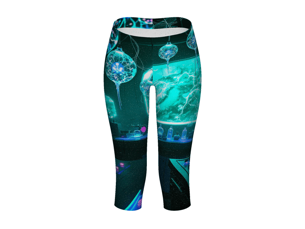 All-Over Print Capri Leggings
