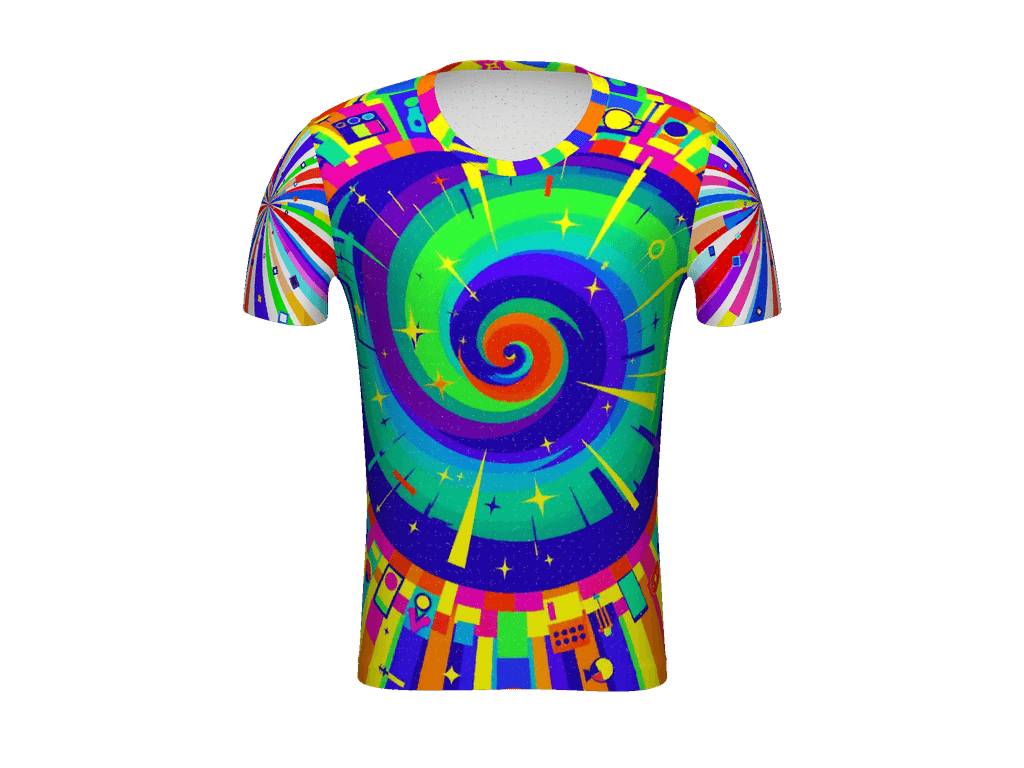 All-Over Print Men's Athletic T-Shirt