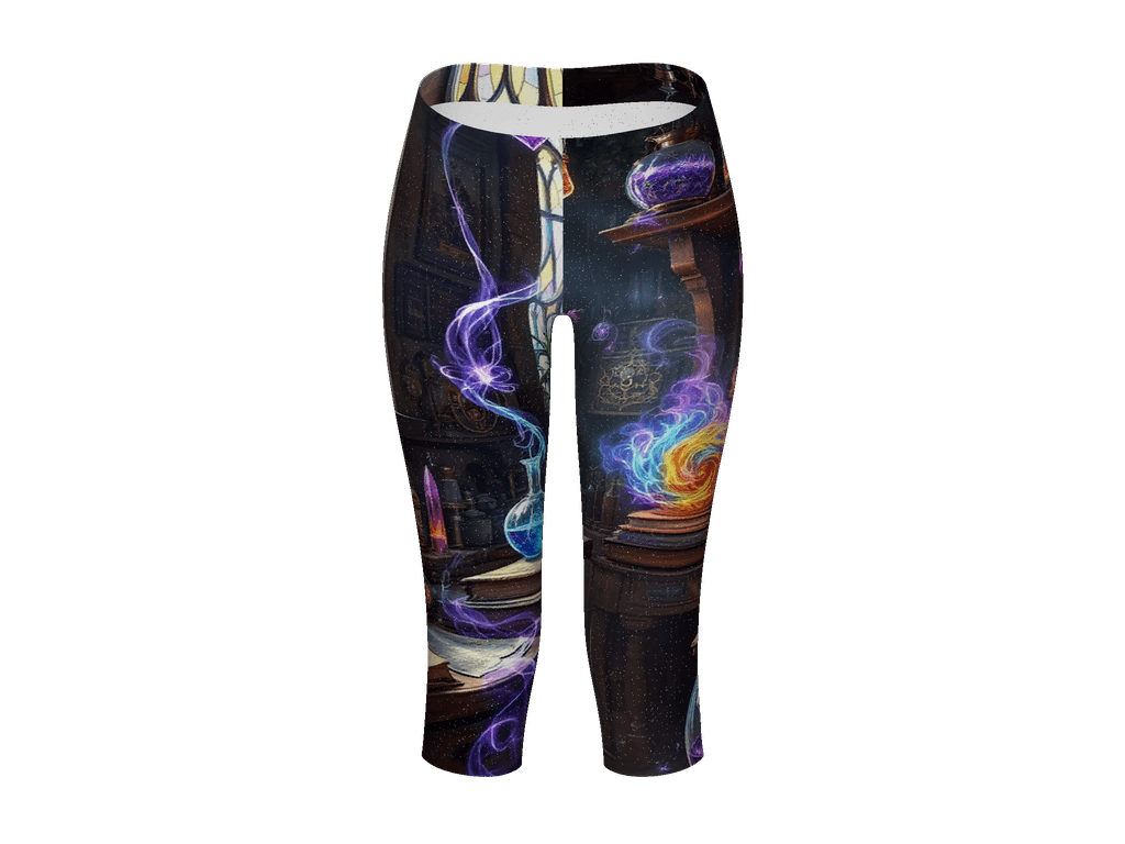 All-Over Print Capri Leggings