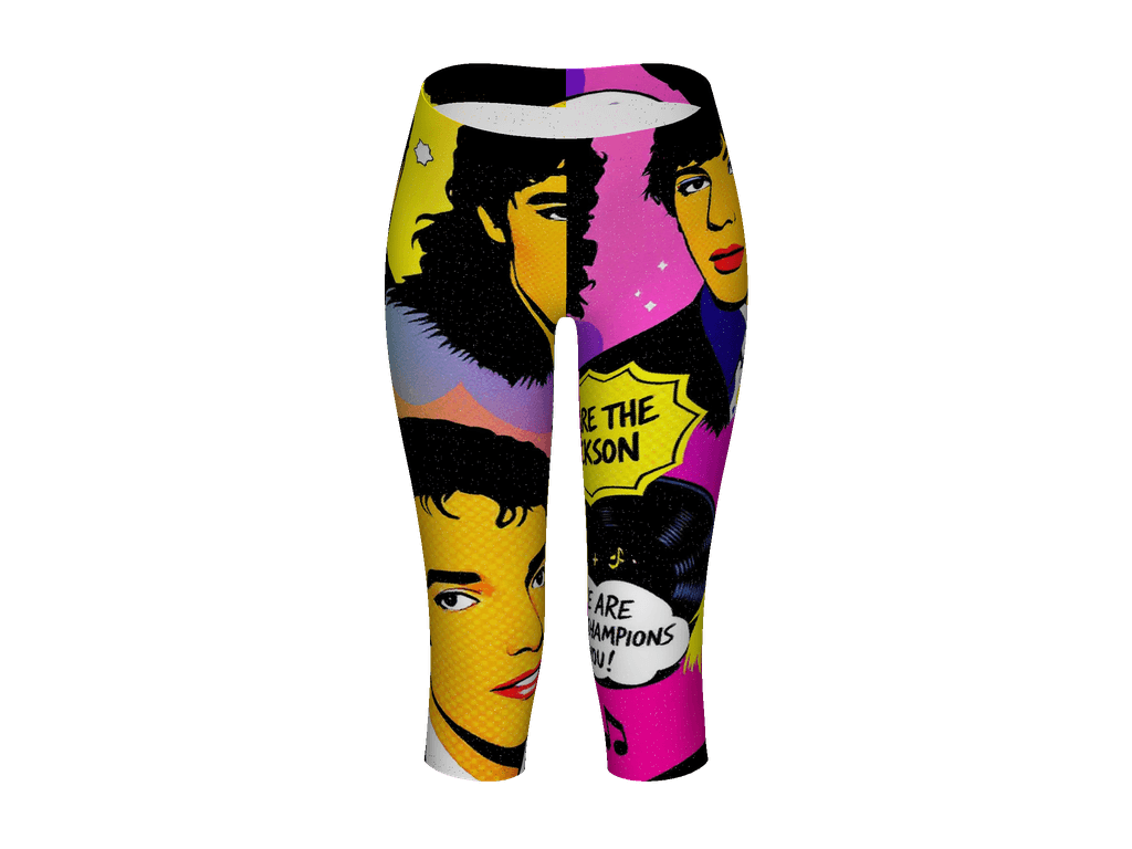 All-Over Print Capri Leggings